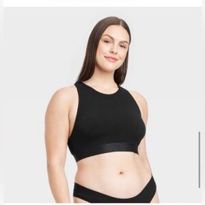 Auden Black Unlined Cross Back Bralette